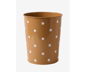 Stars Waste Bin in Metal caramel