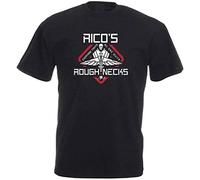 Starship Troopers Rico'S Roughnecks T-Shirt Unisex Black Casual Tees M