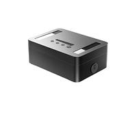 STARSIKI Metal Time Lock Box, Phone Timed Locked Box with Timer, Electronic Locking Container, USB C Charge, Audio Prompt, Self-Discipline Gift Time Safe to 365 Days for Cellphone/iPad Mini/Medication