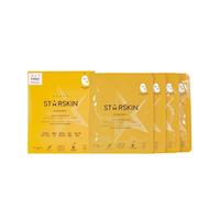 STARSKIN After Party 4x40g, Bio-Cellulose Brightening Face Mask for all Skin Types, Korean Skincare Mask infused with Vitamin C Serum and Niacinamide, Energizing and Soothing, K Beauty Skincare