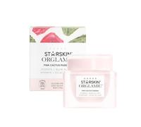 STARSKIN Orglamic Pink Cactus Pudding, Hydrating & Nourishing Cream for all Skin Types, 99.3% Natural with Prickly Pear Cactus Seed Oil & Hyaluronic Acid, Luxurious Glow Moisturizer, K-Beauty - 50ml