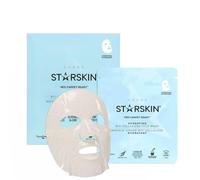 STARSKIN Red Carpet Ready Bio-Cellulose Face Mask - 1 Pack, Hydrating Face Mask for all Skin Types, Instant Hydration & Glass-Skin Glow, Revitalizing and Moisturizing, Korean Skincare