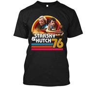Starsky and Hutch Geek Giftideas Collectable FriendshipTv Fandom Gift Graphic tee Unisex T-Shirt Hoodie Black