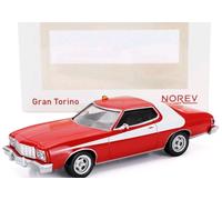 1:43 NOREV Ford Usa Gran Torino Coupe 1976 Red White NV270586 Model