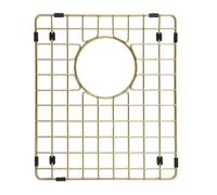 Starstar Sinks Protector Matte Gold 304 Stainless Steel Kitchen Sink Bottom Grid, Rack (14 L x 16 W)