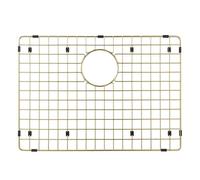 Starstar Sinks Protector Matte Gold 304 Stainless Steel Kitchen Sink Bottom Grid, Rack (19.25 x 13.25)
