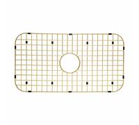 Starstar Sinks Protector Matte Gold 304 Stainless Steel Kitchen Sink Bottom Grid, Rack (27-3/16 L x 14-5/16 W)