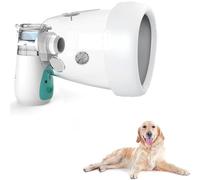 STARSUM Portable Dog Inhaler with Large Dog Mask, Low Noise, Strong and Weak Modes for Large Dogs, Green L Size
