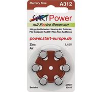 Start - 60 Acoustic Hearing Aid Batteries - Typ A312-1.45V - 160mAh - PR41