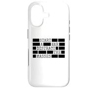 Start A War Distract The Masses Redacted Files Case for iPhone 17