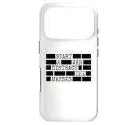 Start A War Distract The Masses Redacted Files Case for iPhone 17 Pro