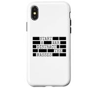 Start A War Distract The Masses Redacted Files Case for iPhone X/XS