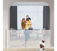 Start and Drive S&d, Retractable Baby Gate Extra Wide Up To 2.5 Meters, Stair Safety Gate Roll For Babies And Pets, Dogs, Colour White