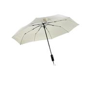 Start and Drive, Travel Umbrellas for Rain, Auto Open Close Durable Strong Compact, Lightweight, Easy to carry, Ideal for Men & Women Umbrella Brolley for Travel (Beige)