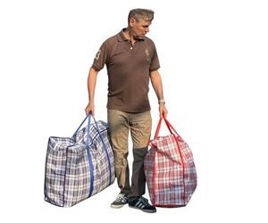 Start and DriveLtd, Laundry Bag, Extra Large (XL) Laundry Bags Heavy Duty Storage Bags Reusable Strong Zip Large Boxes for Moving House Clothing & Wardrobe Storage 2 Bags Red Colour