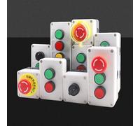Start and stop self-reset Momentary button box switch emergency stop industrial control box IDGTTLDF(Momentary-03)