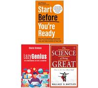 Start Before You’re Ready, Lazy Genius & The Science of Being Great 3 Books Collection Set