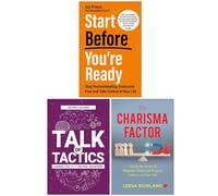 Start Before You’re Ready, Talk of Tactics & The Charisma Factor 3 Books Collection Set