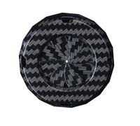 Start Button Cover - 5x5cm Car Engine Start Stop Button Cover | Carbon Fiber Pattern ABS Ring - 2.8cm Inner Diameter | Protective Ignition Swıtch Decor Trim for One Touch StartModels