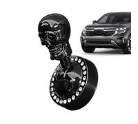Start Button Shift Knob - 7x5x4cm Alloy Skull Toggle Starter | Gothic Metal Engine Ignition Cover | Universal Vehicle Joystick Protector | Interior Dashboard Control Styling Accessory | Truck RV Boat