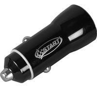 START Car Charger Cigarette Lighter Black USB USB-C DC 5 Output VS2112