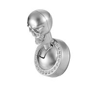 Start Car Shift Knob,Car Button Toggle Starter,Gothic Skull-Shaped Metal Knob For Outdoor Travel RVs Boats Vehicle Engine Trip Driver Daily Commuting