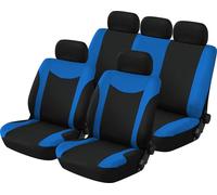 START Complete Set Seat Covers and Headrest Covers Uranus Black Blue for All