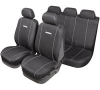 Start Carrera Universal Complete Seat Cover Set, Black-Grey