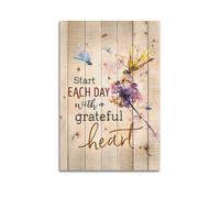 Start Each Day Motivational Quotes Art Posters Are Suitable for Decorating Living Room, Bedroom, Study, Restaurant, Corridor, Children's Room, EtcUnframe-style 12x18inch(30x45cm)