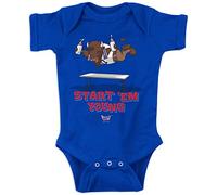 Start 'Em Young Baby Apparel for Buffalo Football Fans (NB-7T) (Royal Onesie, 6 Months)