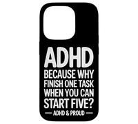 Start Five Tasks ADHD For Neurodiverse Minds Case for iPhone 14 Pro