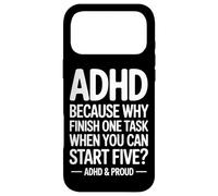 Start Five Tasks ADHD For Neurodiverse Minds Case for iPhone 17 Pro Max