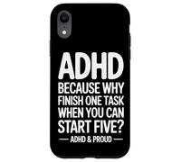 Start Five Tasks ADHD For Neurodiverse Minds Case for iPhone XR