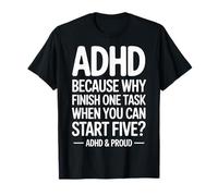 Start Five Tasks ADHD for Neurodiverse Minds T-Shirt