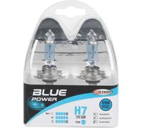 START H7 Blue Power Xenon Lamp Bulbs Pair for Car Lights 12V 55W PX26d