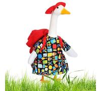 Start of School Geese Costume | Back to School Outfit Set for Statue On The - 1 Set Art Decoration for Outdoor Garden Lawn Patio Holiday Birthday Classroom Statues Display