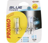 START Pair Of H1 Halogen Bulbs Blue Power 12V 55W P14 5S Original
