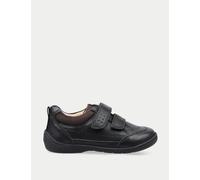 Start-Rite Boys Leather Riptape School Shoes (3 Small - 10.5 Small) - 8.5 SSTD - Black, Black