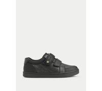 Start-Rite Boys Leather Riptape Spider Web Shoes (10 Small - 2 Large) - 1 LSTD - Black, Black