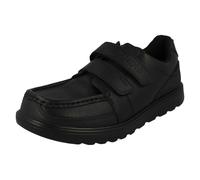 Start-rite Boys Rhino By Startrite Hook & Loop Fastening School Shoes Mission - Black Leather - UK 7 Child - G