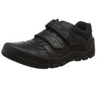 START-RITE Rhino Warrior Black Leather Rip Tape School Shoes 4