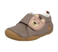 Start-rite Boys Startrite Pre Walker Cruiser T Bar Shoes Bear Hug - Pine Bark - UK 3.5 Infant - G