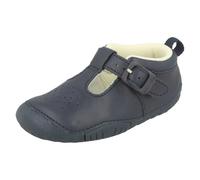 Start Rite Baby Jack Navy Leather Kids Boys First Shoes 0746-9 F in a Plain Leather in Size 3