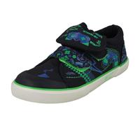 Start-rite Childrens Startrite Casual Hook And Loop Fastening Canvas Shoes Level Up - Blue - UK 13 Child