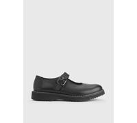 START-RITE Embrace Black Leather Chunky Mary Jane School Shoes 3.5