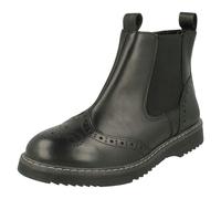 Start-rite Girls Angry Angels By Startrite Brogue Detailed Ankle Boots Revolution - Black - UK 1 Child - M