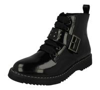 Start-rite Girls Angry Angels By Startrite Buckle Detailed Ankle Boots Icon - Black - UK 7 Child - W