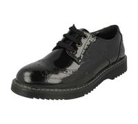 Start-rite Girls Angry Angels by Startrite Formal Lace Up Shoes - Impulsive - Black Patent - UK 1 Child - M