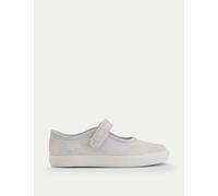 Start-Rite Girls Canvas Glitter Shoes (6 Small - 1 Large) - 8 SSTD - Silver, Silver