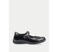Start-Rite Girls Patent Leather Riptape School Shoes (9 Small - 3½ Large) - 13 SSTD - Black, Black
